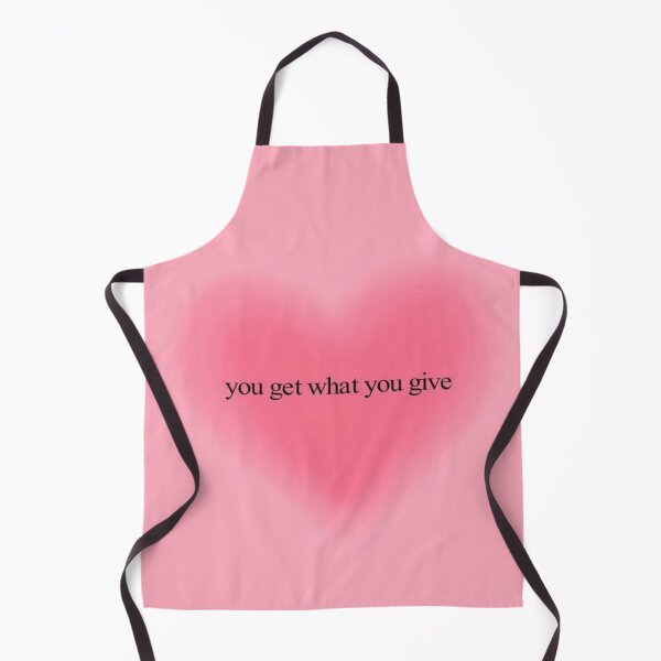 Item preview, you get what you give beautiful heart pink aura strong women positive manifestation illustration  designed and sold by Anavrisss.