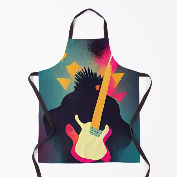 Item preview, Rock star playing electric guitar designed and sold by Mellow-mellow.