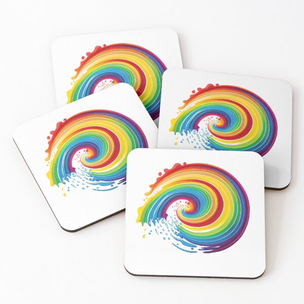 Item preview, Rainbow Tsunami designed and sold by WilderMinds.