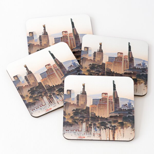 Item preview, Los Angeles City of Dreams Skyline III designed and sold by Jon-Baran.