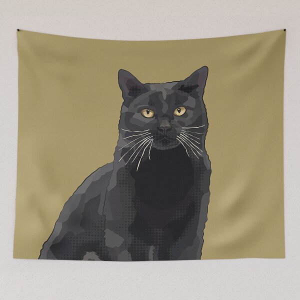 Item preview, Black Cat by BeeFoxTree, gold designed and sold by BeeFoxTree.