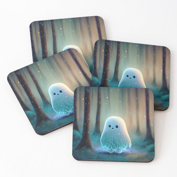 Item preview, Cute gost in middle a drak night designed and sold by AeonGraphic.