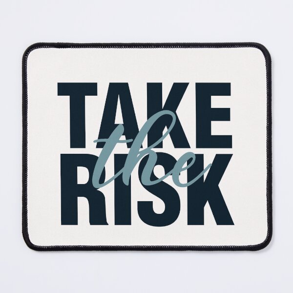 Item preview, Simple Three Word Quotes: Take The Risk Typography designed and sold by Viability Creative.