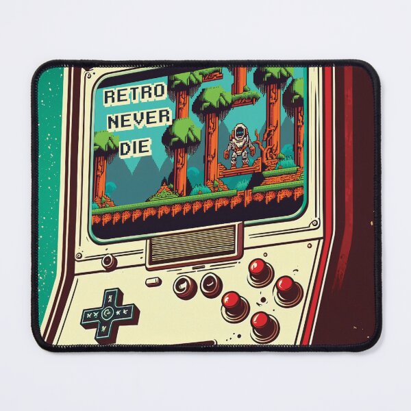 Item preview, Retro Never Die, Classic, Retro, gamer designed and sold by AreteSticker.