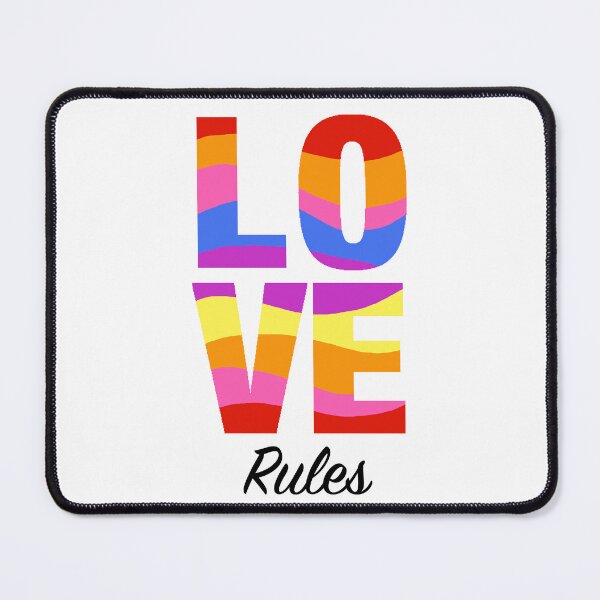 Item preview, Love rules designed and sold by Cheekyleopard.