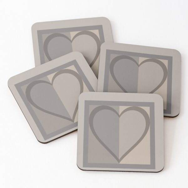 Item preview, Brown Beige Geometric Heart Aesthetic designed and sold by Gwebbel.