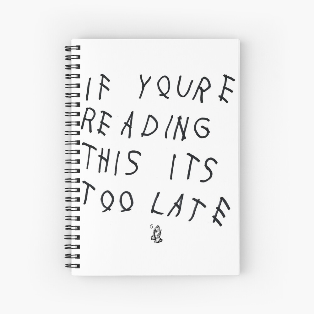 If you're reading this it's too late