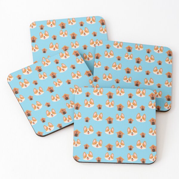Item preview, pet house and corgi pattern designed and sold by angelescar.