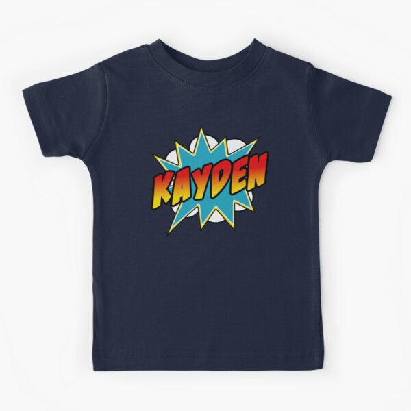 Item preview, Boys Kayden Name Comic Book Superhero designed and sold by Rixta82.