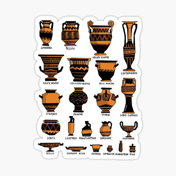 Ancient Greek pottery Sticker