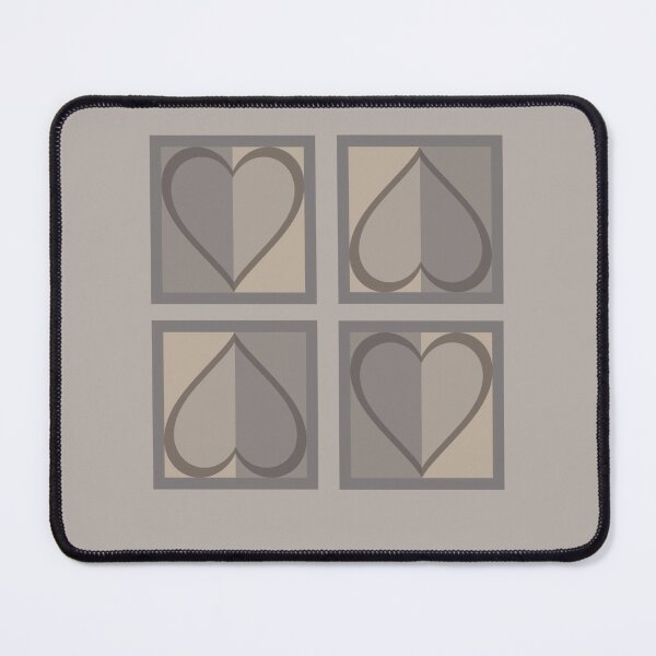 Item preview, Alt. Brown Beige Geometric Heart Aesthetic Patern designed and sold by Gwebbel.