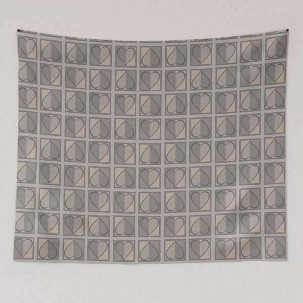 Item preview, Alt. Brown Beige Geometric Heart Aesthetic Patern  designed and sold by Gwebbel.