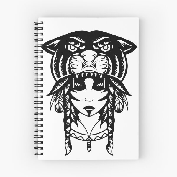 Item preview, gypsy girl with head tiger designed and sold by FOUR_ three.