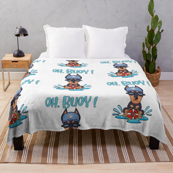 Item preview, Funny Guard Dog Goes Swimming with a Buoy, Pun Intended designed and sold by Pet Station.