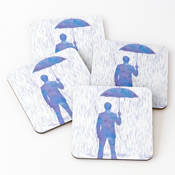 Item preview, Man With Umbrella, Print. designed and sold by Senior-Kuzmin.