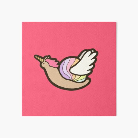 Snailicorn Art Board Print
