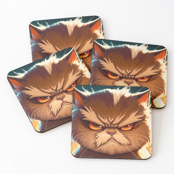 Item preview, Angry Cat Face - Orange Cat designed and sold by BySpinny.