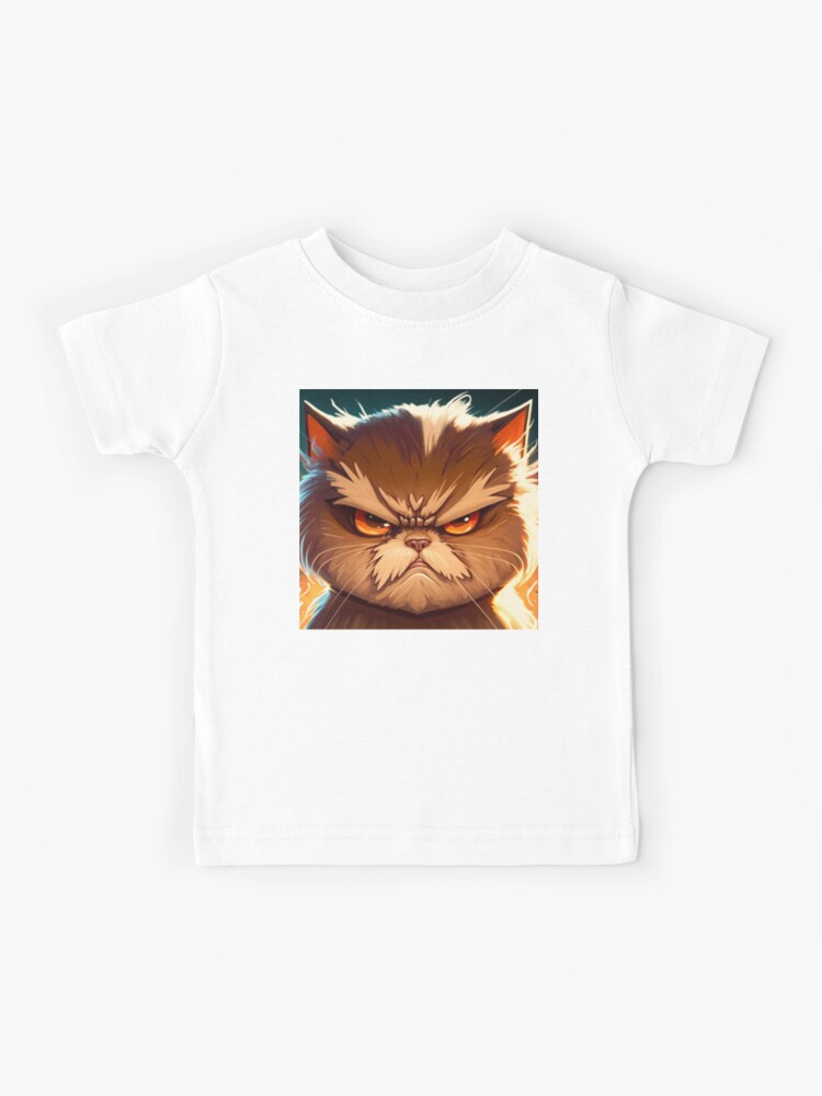 Angry Cat Meme I'm Grumpy So What Kids T-Shirt