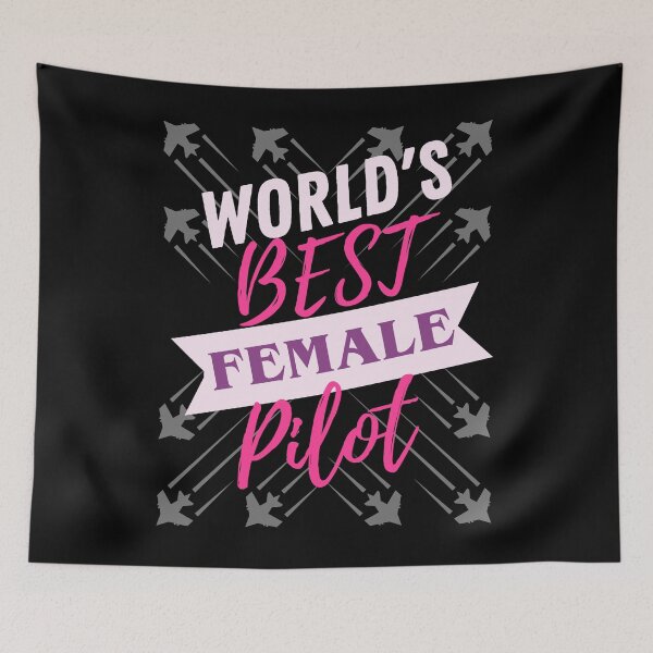 Item preview, World's Best Female Pilot designed and sold by SpicyAviator.