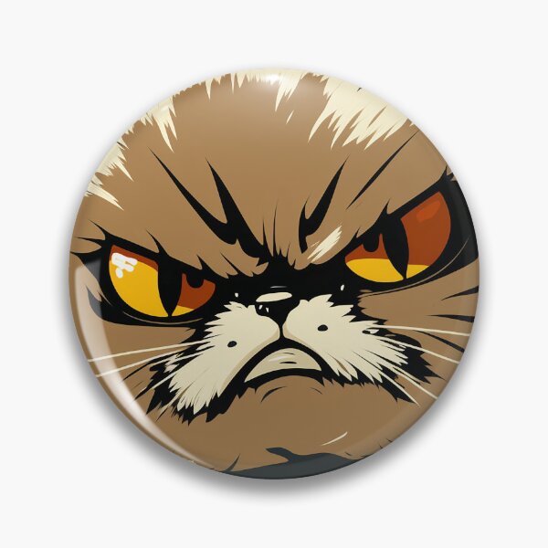Item preview, Angry Cat Face - Orange Cat designed and sold by BySpinny.