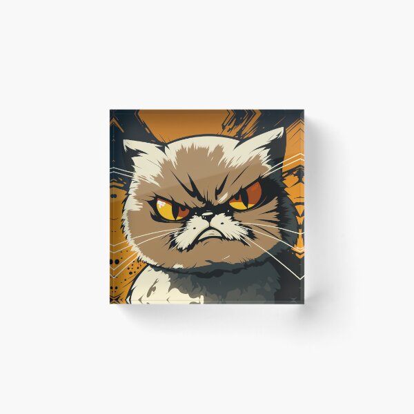 Item preview, Angry Cat Face - Orange Cat designed and sold by BySpinny.