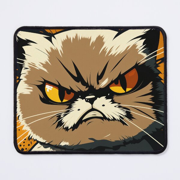 Item preview, Angry Cat Face - Orange Cat designed and sold by BySpinny.