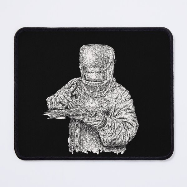 Item preview, Welder drawing with scribble art designed and sold by KondeHipe.
