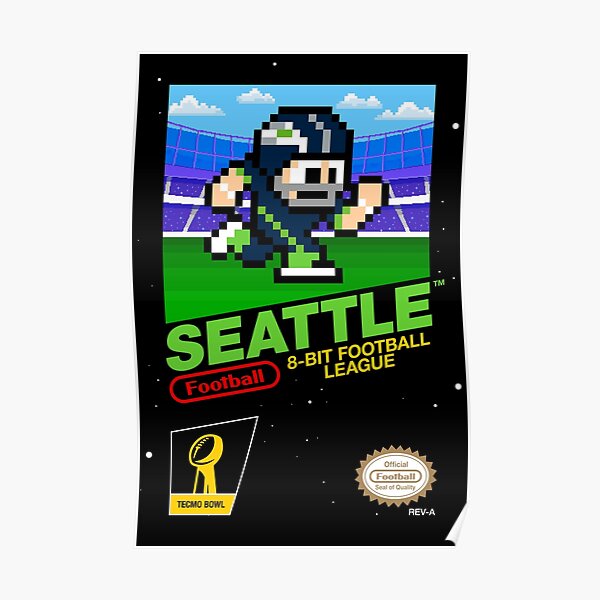 Seattle skyline 24 Ken Griffey Jr. 80 Steve Largent players