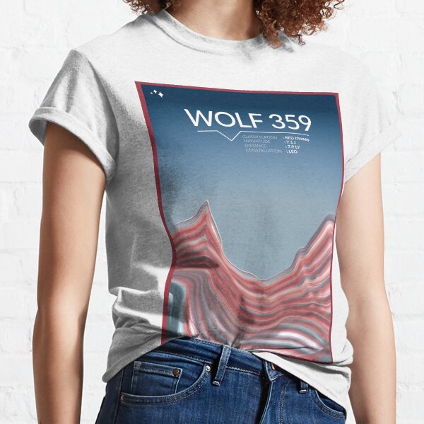 Wolf 359 Space Poster Classic T-Shirt