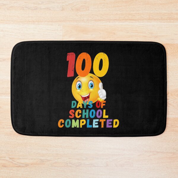 Item preview, 100 Days of School Completed. Happy emoji. designed and sold by Moremon.