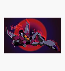 Thirsty Starscream Photographic Print
