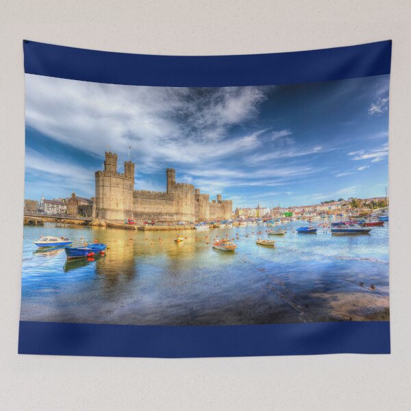 Item preview, Caernarfon Castle Panorama, Wales, UK designed and sold by Paul Thompson Photography.