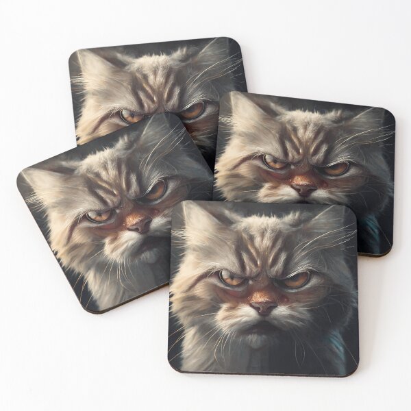 Item preview, Angry Cat Face - Orange Cat designed and sold by BySpinny.