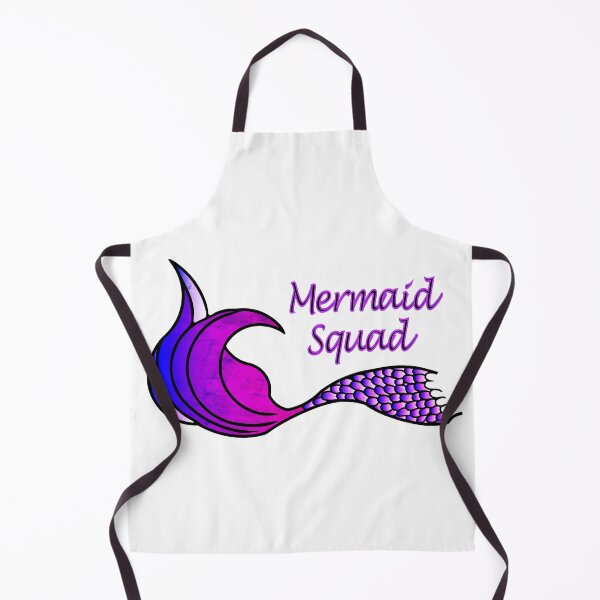 Item preview, Mermaid Squad Mermaid Tail in tie dye textures of purple and hot pink designed and sold by SunnyDazDesign.