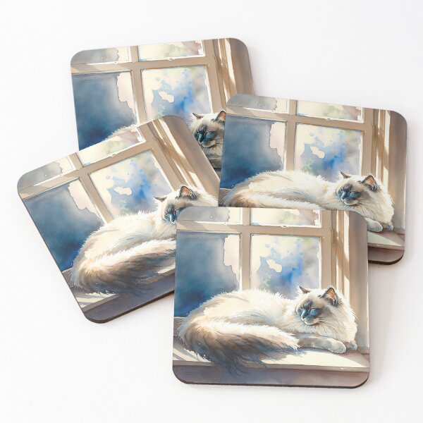 Item preview, The cat in front of the window designed and sold by Kadhaf.