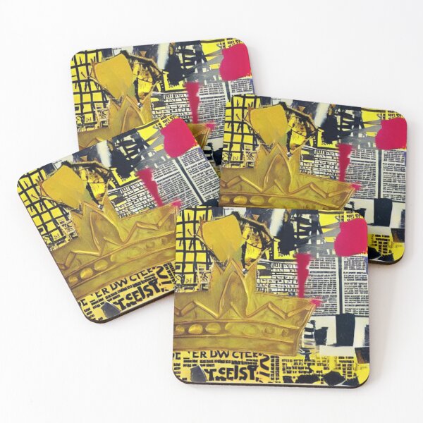 Item preview, Crown Newspaper Collage Contemporary Art | Urban Art designed and sold by itzbart.