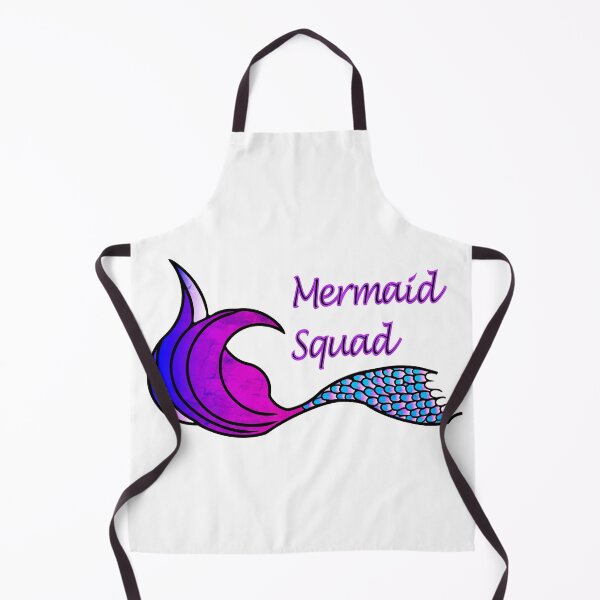 Item preview, Mermaid Squad Mermaid Tail in tie dye textures of purple blue and hot pink designed and sold by SunnyDazDesign.