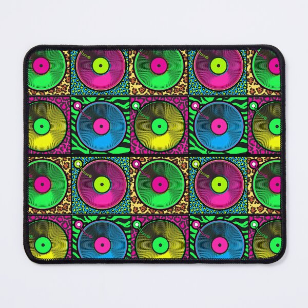 Item preview, Retro Vinyl Records Animal Print 80's Music Punk Rock designed and sold by funnytshirtemp.