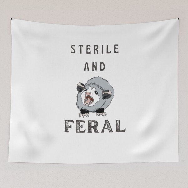 Item preview, Sterile and feral opossum  designed and sold by Vanissa Berg.