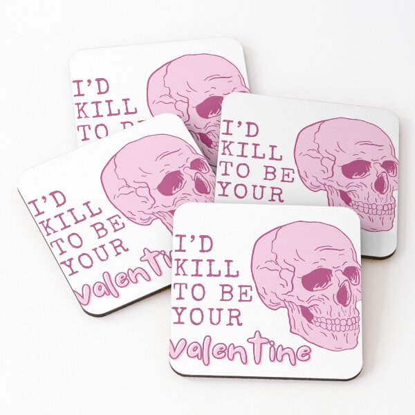 Item preview, I’d kill to be your valentine, skeleton pink. VDay Trending Design designed and sold by Trendphics.
