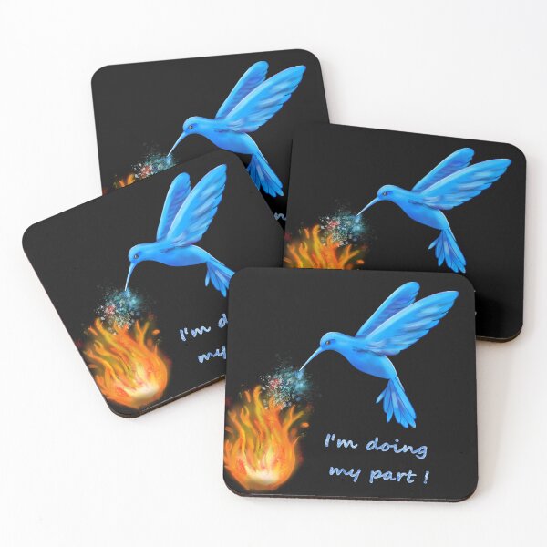 Item preview, hummingbird fighting fire designed and sold by Themys24.
