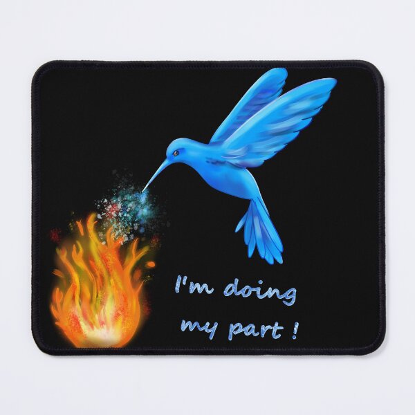 Item preview, hummingbird fighting fire designed and sold by Themys24.