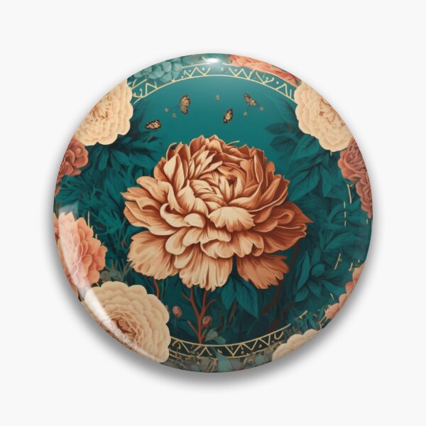 Artikelvorschau, Vintage Flowers Cottagecore Infinite Pattern: Ein zartes Pflanzen-Blumenmuster entworfen und verkauft von Cheeky Companions.