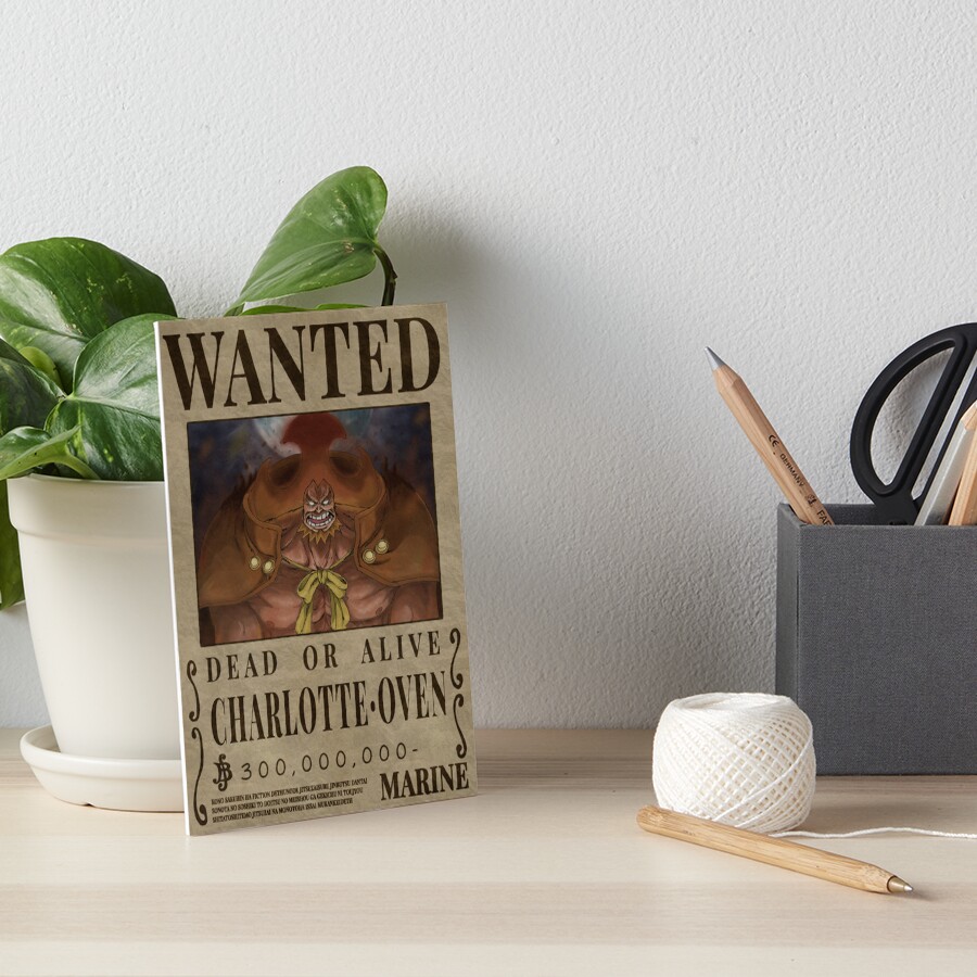 Charlotte Oven Bounty One Piece Wanted Poster