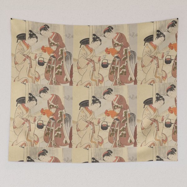 Item preview, Japanese Ladies taking a coffee break.  designed and sold by Tiannalaw.
