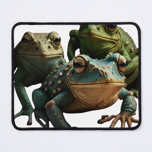 Aperçu de l'œuvre Les trois grenouilles  créée et vendue par Kudoo.