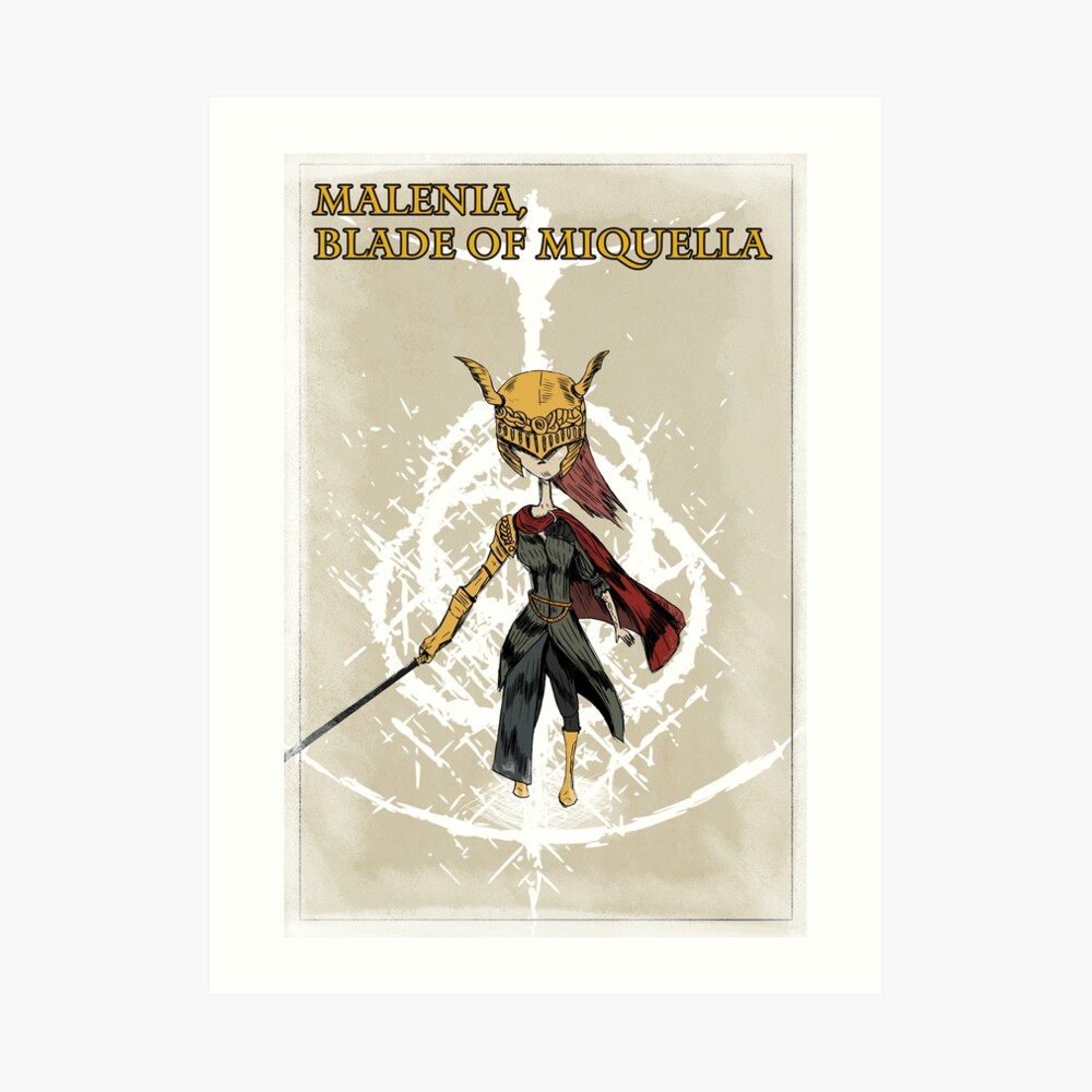 Elden Ring Malenia Blade of Miquella Poster for Sale by GamesRockDesign