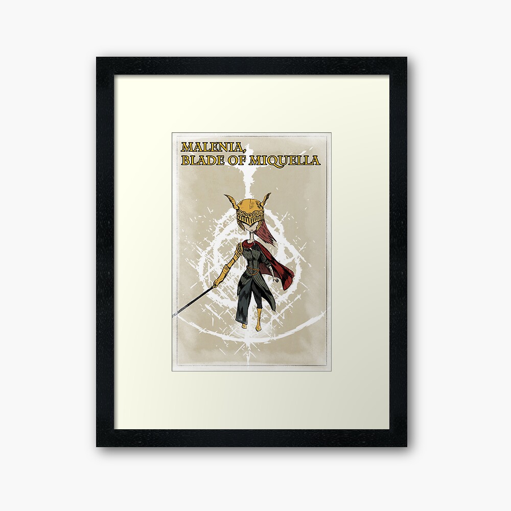 Elden Ring Malenia Blade of Miquella Poster for Sale by GamesRockDesign