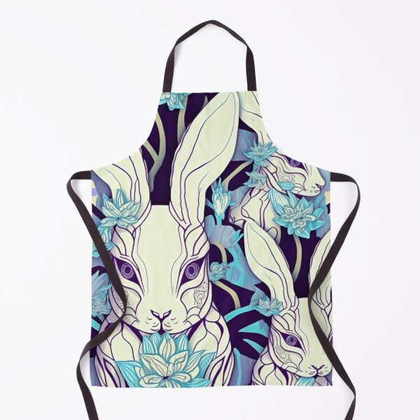 Item preview, Cyborg Rabbit Pattern | Cute Anime Rabbit | Year of the Rabbit | high resolution  designed and sold by Synthetic-Intel.