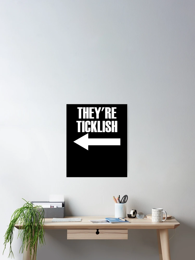 Imagen 2 de 3, Póster con la obra They're Ticklish Arrow Left With Tickle Fight Ticklish Gear, diseñada y vendida por DynamicDesign.